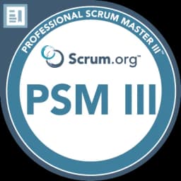 SCRUM ORG PSM Certified